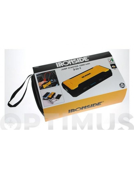 BATERIA + MULTIFUNCION 3 EN 1, CAPACIDAD 12.000 mAh., 200 / 400 A